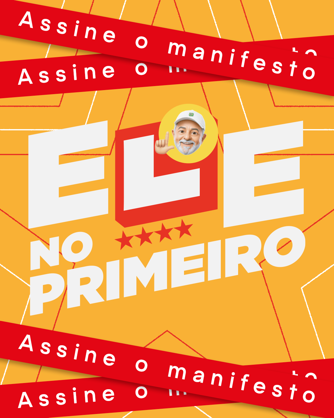 Arte do manifesto eLe no 1º
